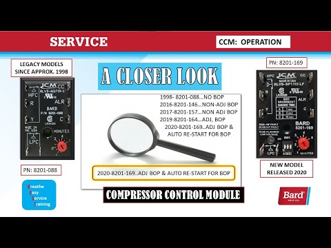 Bard Compressor Control Module Ccm Sequence Of Operation Updated