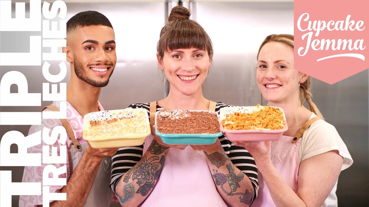 Triple Tres Leches BAKE AT HOME KIT! Cupcake Jemma Channel