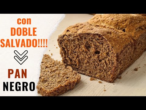PAN NEGRO😊😊con DOBLE SALVADO