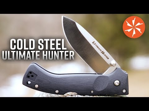 Cold Steel Ultimate Hunter Outdoor Folding Knife Now Available at KnifeCenter.com