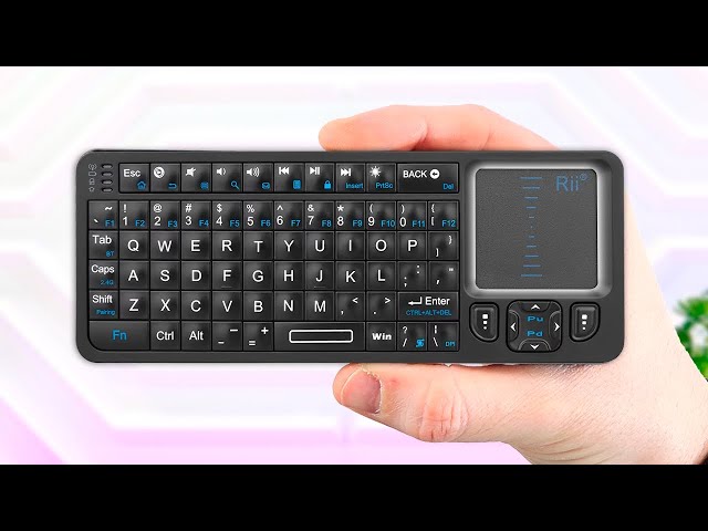 Vídeo relacionado con Rii RK801 Teclado Inalámbrico, 2 Modos de Conectividad, Retroiluminación RGB, Teclado con Mecanismo de Tijera, Layout Español