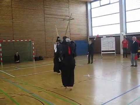 Deutsche Einzelmeisterschaft Kendo 2017   Özel gegen Dederichs