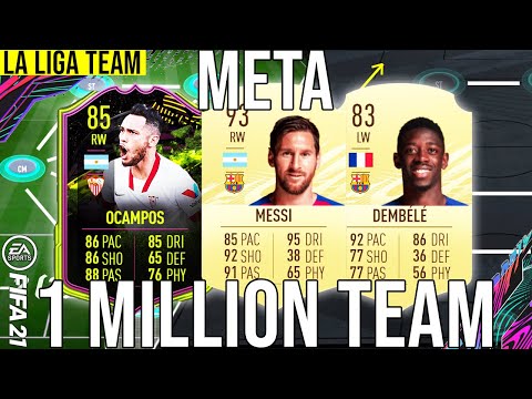 BEST META 1 MILLION COIN LA LIGA TEAM SQUAD BUILDER TO GET MORE WINS! FIFA 21 ULTIMATE TEAM