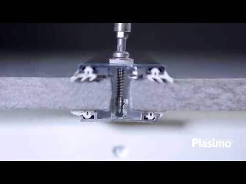 Kanalplast Plastmo TwinLite Opal Komplett Tak 16 mm