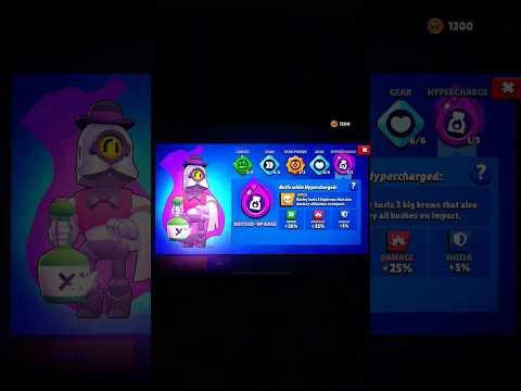 Barley's hypercharge is annoyingly good 🫣🫣 #shorts #brawlstars