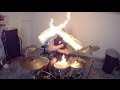 Burn - Drum Cover with Fire Sticks - Ellie ...