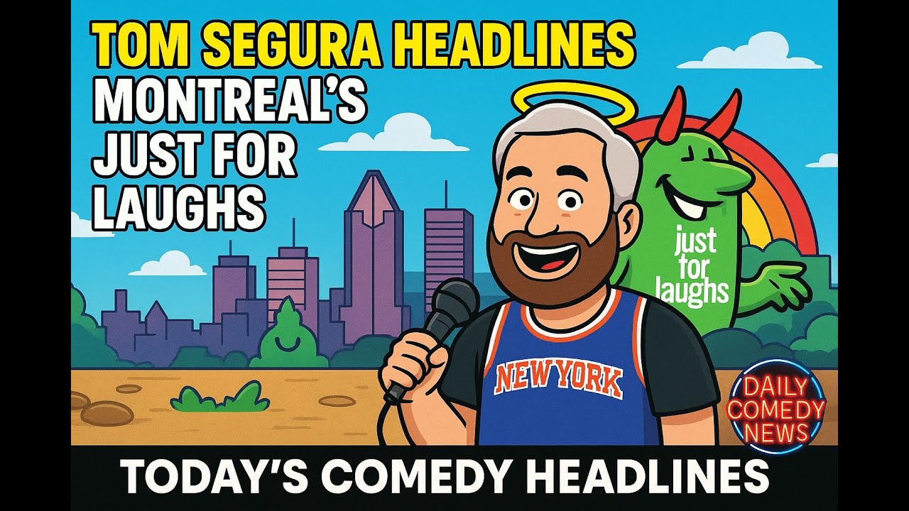 Tom Segura Headlines Montreal's Just for Laughs Comedy Festival Return PLUS Jimmy Kimmel's New Web Series
