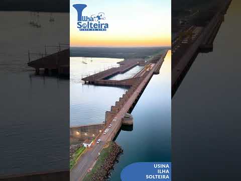 Ilha Solteira Vista de Cima - Usina