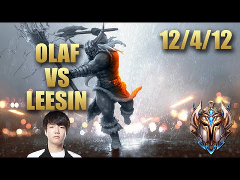 SKT T1 Haru Olaf Jungle Vs Leesin - EUChallenger Patch 9.21