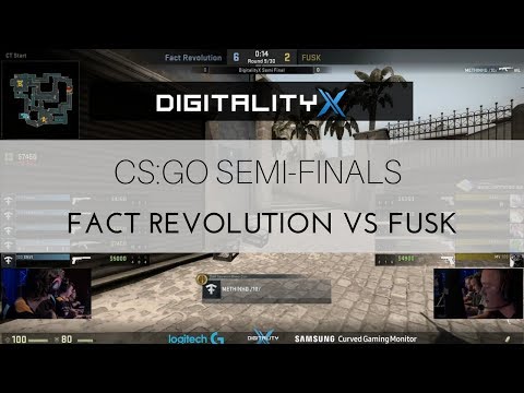 CS:GO (Mirage) - Fact Revolution vs Fusk - Semi-Finals | Digitality X 2017