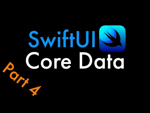 SwiftUI Core Data Tutorial - Part 4 - Objekte verändern - Deutsch 2023
