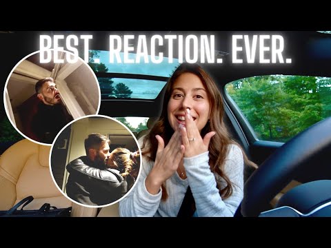I SURPRISED MY HUSBAND WITH HIS SISTER WHO HE HASN'T SEEN IN A YEAR! *HE ALMOST PASSED OUT*