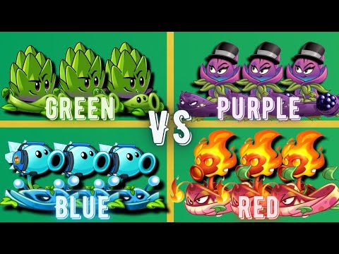 tournament 4 team GREEN VS PURPLE VS BLUE VS RED | Which team will win ?