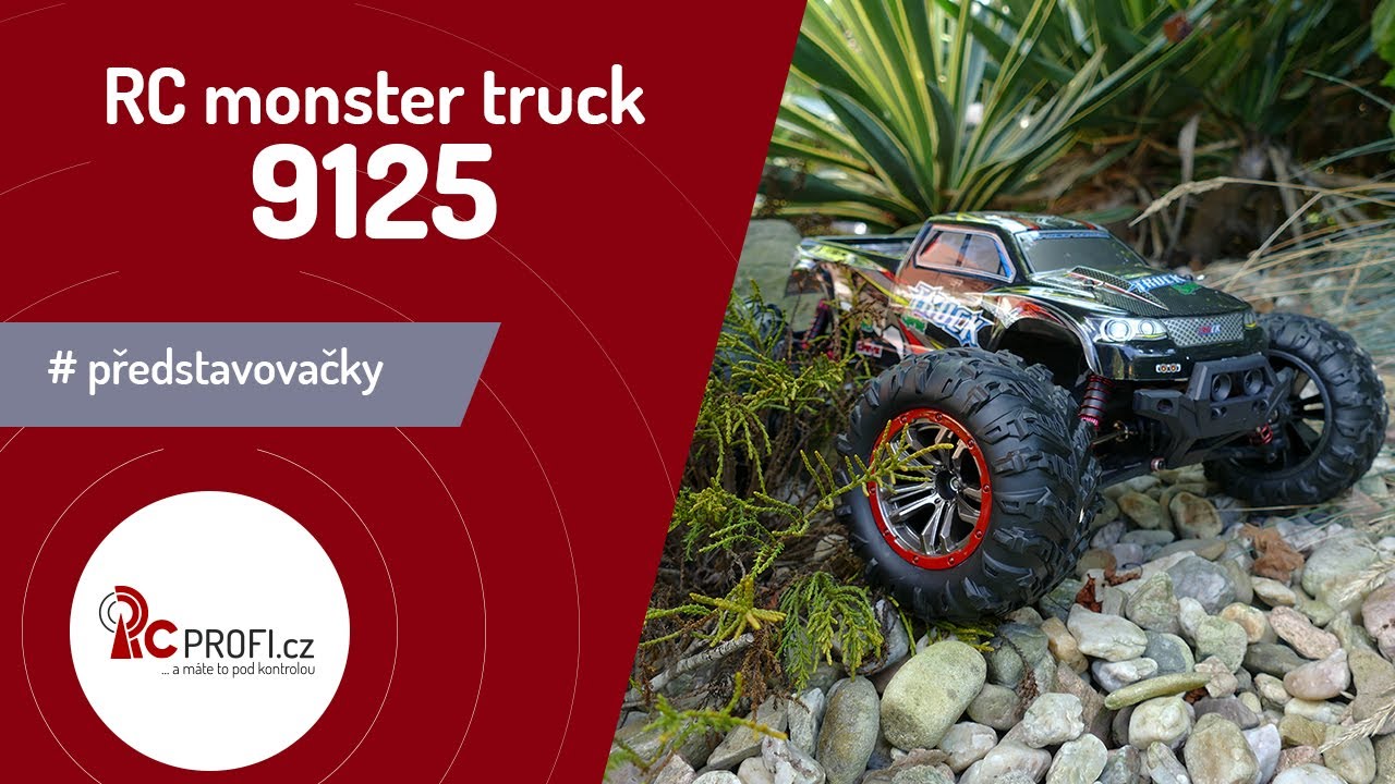 RC monster truck 9125, červená