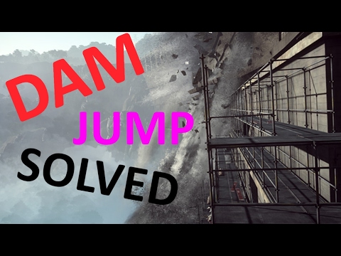 Battlefield 4 Dam Jump trick Tashgar Campaign (jump across dam bug, pc)