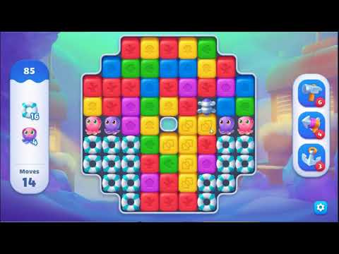 Fishdom Blast Level 85 - NO BOOSTERS GAMEPLAY 🐠 | SKILLGAMING ✔️