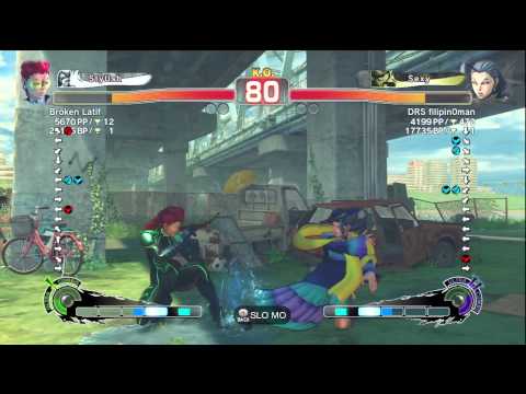 SSF4 AE Broken Tier Latif (Viper) Vs DRSfilipin0man (Rose)