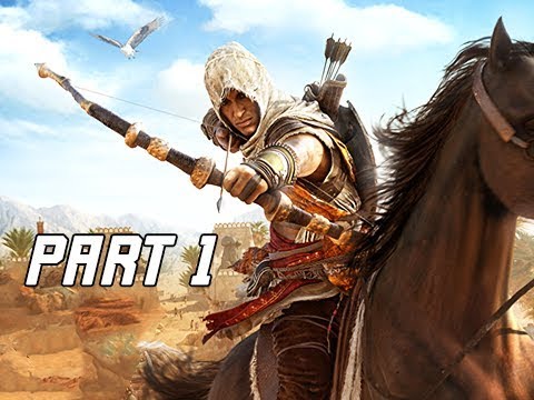ASSASSIN'S CREED ORIGINS Walkthrough Part 1 - First 1.5 hours!!!  (PC Ultra Let's Play Commentary)
