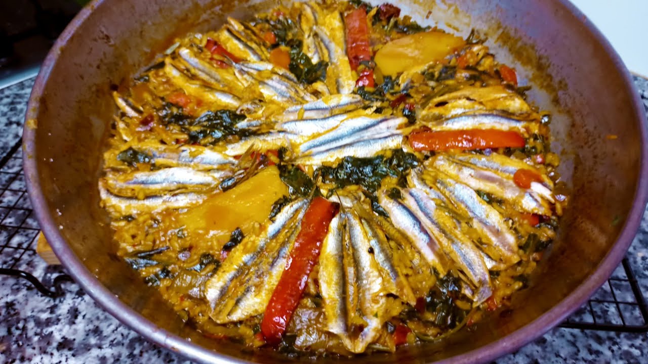 #arroz#con#boquerones#y#espinacas