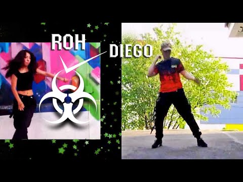 ▼☣️▼Industrial dance Roh & Diego /♫ Samurayki - Вхлам