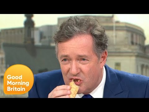 Piers Morgan Tries Greggs' Vegan Sausage Roll | Good Morning Britain