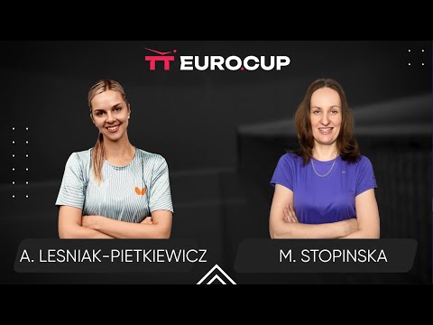 11:00 Alicja Lesniak-Pietkiewicz  -   Marta Stopinska  26.10.2025 | TT Euro.Cup Women Poland Master.