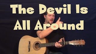 The Devil Is All Around (Shovels & Rope) Easy Guitar Lesson How to Play Tutorial