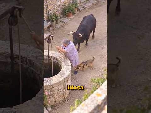 Ela Tirou ÁGUA do Poço! #curiosidades #incrível #animal