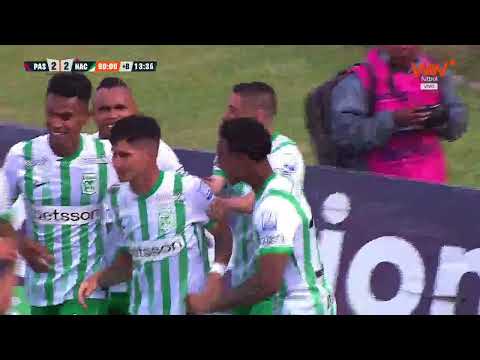 ¡A LO PANENKA, JORMAN CAMPUZANO LE DIO EL EMPATE A NACIONAL ANTE PASTO! #LALIGAxWIN 🤯🏆🔥⚽🟢