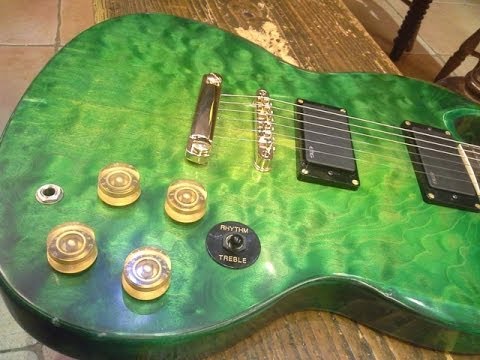 Gibson SG clone Iguana Burst rebuilt