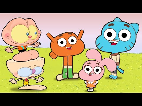 Mongo e Drongo em O Incrível Mundo de Gumball com Gumball, Darwin e Anais - desenho animado