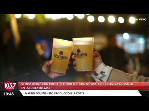 Se desarrolló con éxito el Oktubre Fest con música, arte y cerveza artesanal en La Lucila del Mar