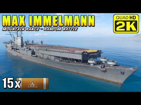 Aircraft carrier Max Immelmann - Burning enemies with skip bombers