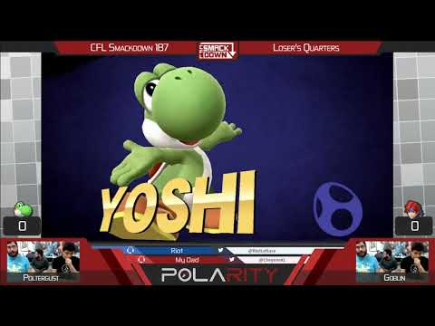 CFL Smackdown 187 Smash 4 - Poltergust (Yoshi) vs Goblin (Roy) - Losers Quarters