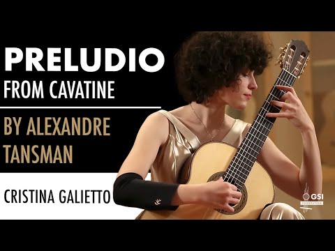 Cristina Galietto plays Alexandre Tansman's "Cavatine: I. Preludio" on a 2023 G. V. Rubio "Solista"