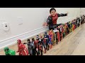 Troy Pretend Play with Marvel Superhero Toys Hulk Out Hulkbuster Iron Man Spider-Man
