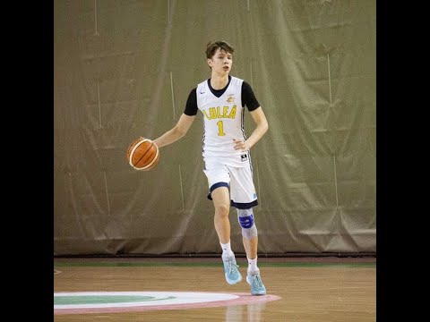 Jacob Månsson (RIG Luleå) snudd på Quadruple-double mot Alvik i Basketettan Highlights 2020