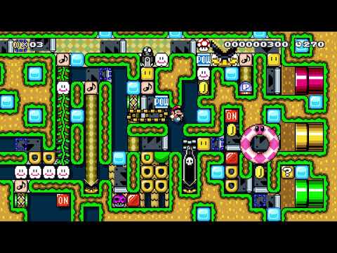 Super Mario Maker 2 🔧 Mechanical Mushrooms 🔧 by namnam
