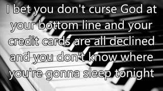 Christina Grimmie - I Bet You Don&#39;t Curse God - HD Lyrics - NO PITCH