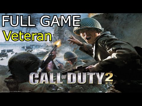 Call of Duty 2 Full Gameplay Walkthrough on Veteran No Commentary