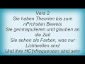 17789 Peter Schilling - Der Menschliche Faktor Lyrics