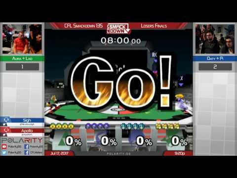 CFL Smackdown 135 Melee - Aura + Lad vs Oaty + Pi - Losers Finals