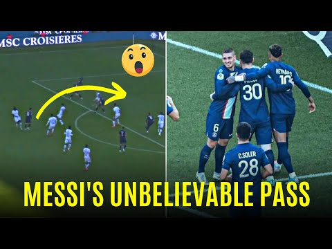 WOW! Messi's Stunning Pass For Mbappe's Goal vs Auxerre | PSG Players Ran Towards Messi | Argentina