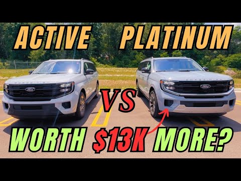 2025 Ford Expedition Active vs 2025 Platinum package Full Review | Platinum worth the money?