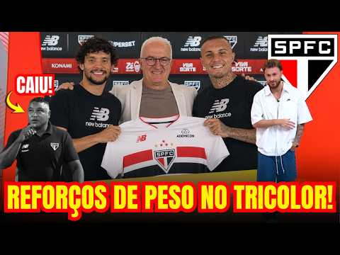 VAZOU TUDO! SÃO PAULO REVOLUCIONA ELENCO! TROCA DE TREINADOR E ANUNCIO DE 2 REFORÇOS DE PESO! VEJA!