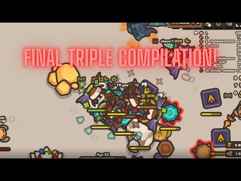 Taming.io - Triple spike & Kill Compilation | final
