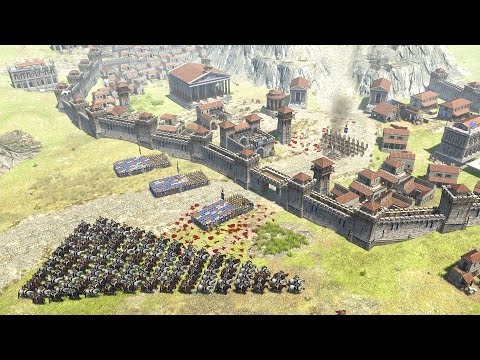 ROME vs SPARTA - 0 A.D Empires Ascend