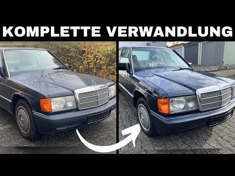 VERÄNDERUNG vom EINKAUF bis zum VERKAUF || Mercedes 190e W201 Aufbereitung!