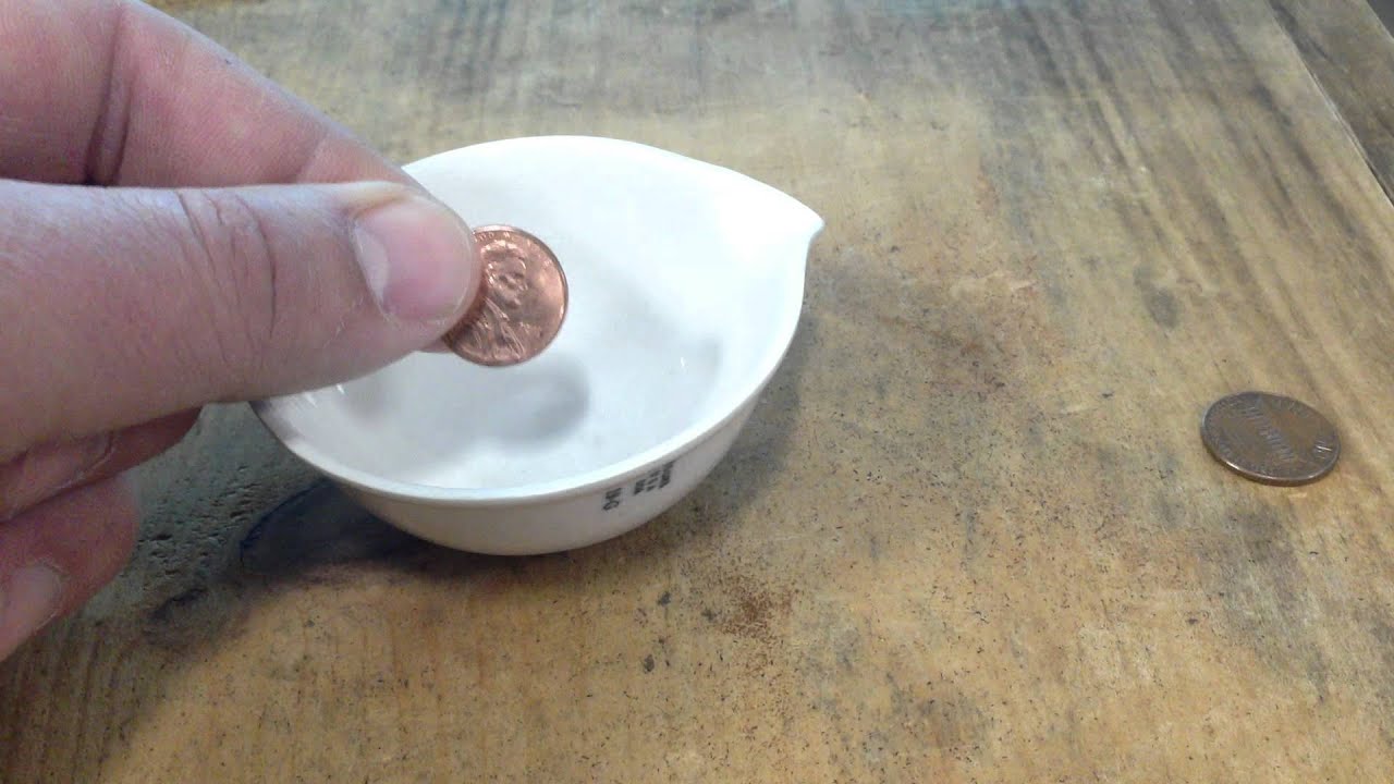 Oxidation of a Post -1981 Penny Demo
