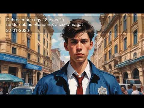Debrecenben egy 18 éves fiú rendőrnek és ellenőrnek álcázta magát
